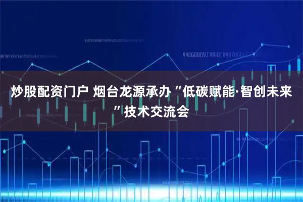 炒股配资门户 烟台龙源承办“低碳赋能·智创未来”技术交流会